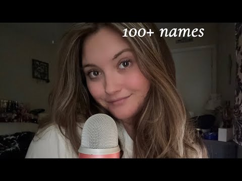 10k special🎉ASMR saying my subscribers names!inaudible whispers,mouth sounds, soft speaking/whispers