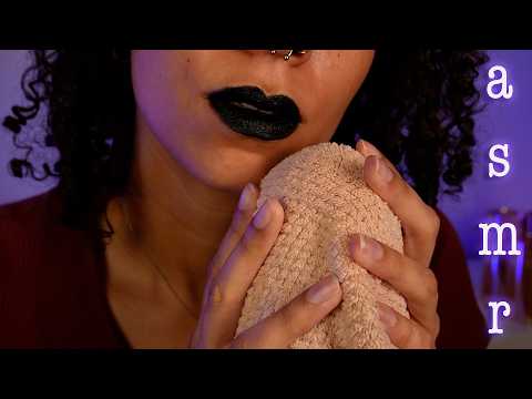 1 HOUR | ASMR Mouth Sounds & Gentle Towel Scratches (for deep sleep tonight)