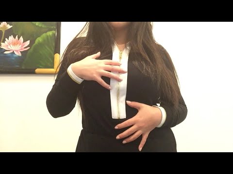 ASMR scratching my jumpsuit