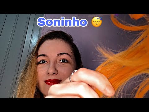 ASMR - A MENINA QUE SENTA ATRÁS DE VOCÊ FAZ CARINHO NO SEU CABELO!!!