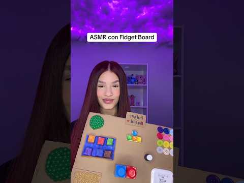 ASMR con Fidget Board 🥰 #asmrfidgettoys #fidgetboard #asmrsounds #asmrtriggers #asmr