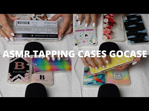 ASMR TAPPING E SCRATCHING CASES GOCASE -  Bruna Harmel ASMR