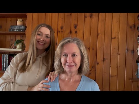 ASMR On My Mom! Scalp, Face, Neck, & Shoulder Attention! (No Talking)