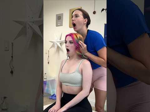 Jaw & Spine MEGA CRACKS: Magical Back Cracks + TMJ Massage  #chiropractor #massage #asmr