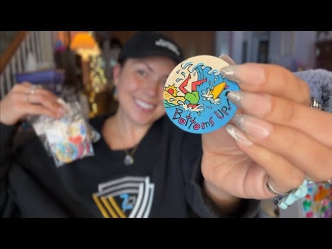 asmr/ vintage POGS show + tell 🏄💎🧡 (soft spoken)