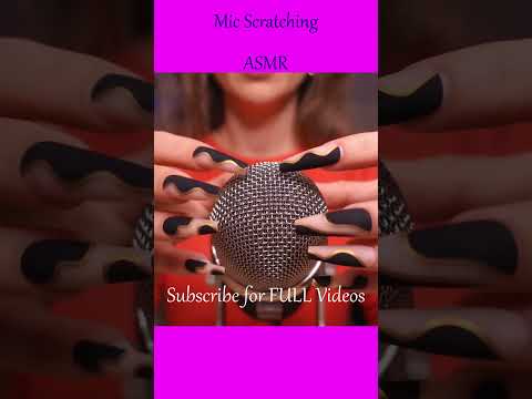ASMR Mic Scratching without Cover ❤️ #asmr #shorts