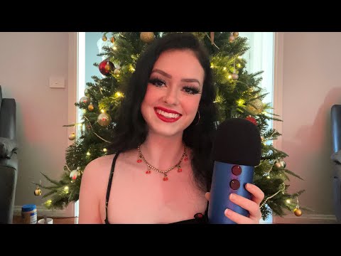 ASMR christmas trigger words & mouth sounds 🎄