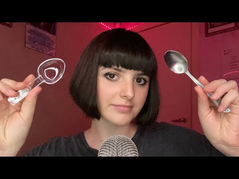 ASMR Spoons On Mic 🥄