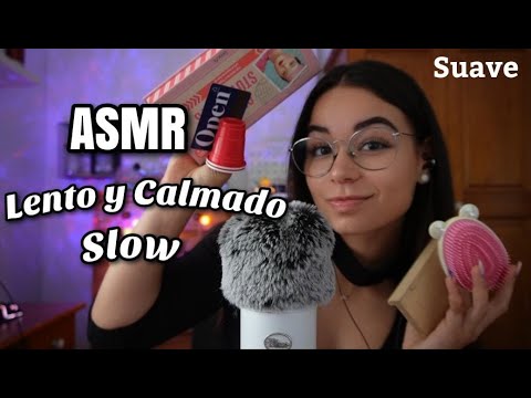 ASMR LENTO Y SUAVE🐌| ASMR SLOW (relajante y calmado) | ASMR relajante español para dormir | Pandasmr