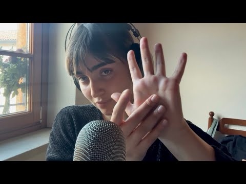 ASMR Hand Sounds Setting and Breaking the Pattern🥁 (no talking)