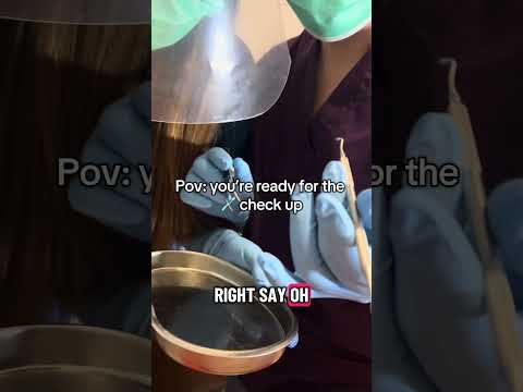 Open wide and say “AAA” #medicalexam #dentalpov #nursegloves #latexgloves