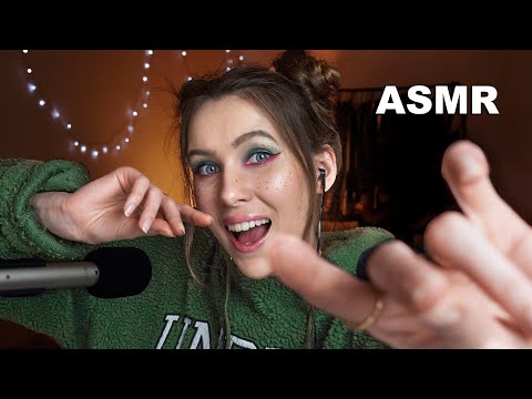 Relaxing ASMR for Studying | Fast Aggressive Hand Sounds/Movements, Mouth Sounds + (minimal talking)