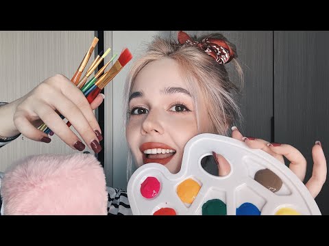 ASMR real paint you🎨👩‍🎨