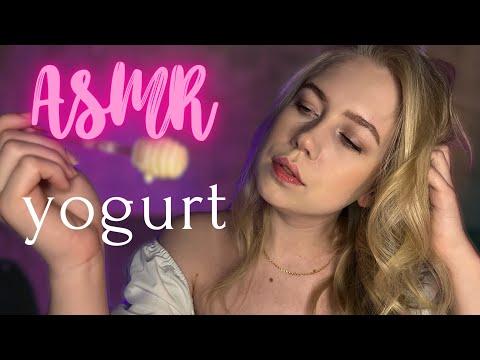 ASMR yogurt | sipping | #asmrminuha #asmr 
