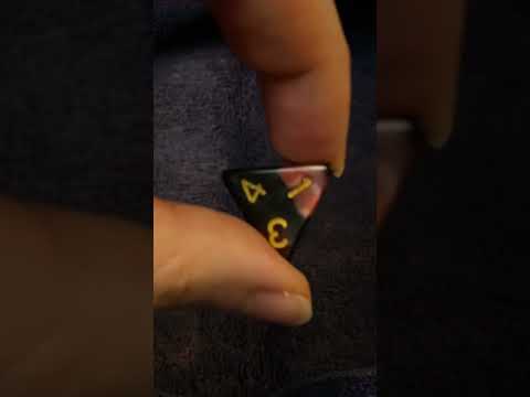 dice rolling asmr