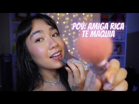 ASMR | Menina Rica Faz Sua Maquiagem