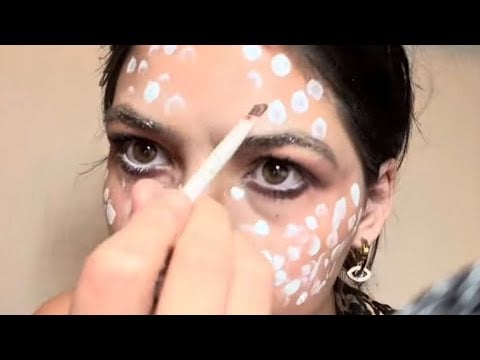 ASMR turning myself into a dear ( makeup challenge ) James Charles inspired look