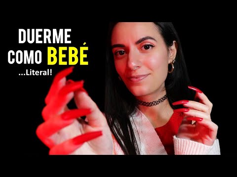 ASMR español PARA DORMIR COMO BEBÉ... Literal! (Meciendote, cantando, tarareando etc)