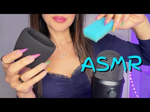 ASMR| Ultimate MIC TRIGGERS🎙️Pumping, Brushing, Scratching & Sponge Sounds (Deutsch/German)