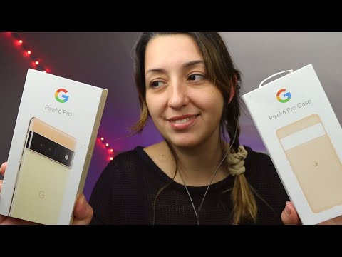 ASMR Google Pixel 6 Pro Unboxing | Gum Chewing