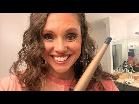 ASMR Get Ready With Me 💕 Makeup, New Haircut Gum Chewing & Concert Night