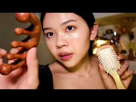ASMR Thai Scalp Treatment & Deep Scratching💆‍♀️ดีท็อกซ์หนังศีรษะ แก้คัน ให้คุณหลับสบาย