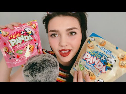 ASMR Crunchy Eating Sounds PANDA 🐼 COOKIES 🍪