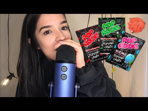 ASMR EAR TO EAR POP ROCKS/MOUTH SOUNDS