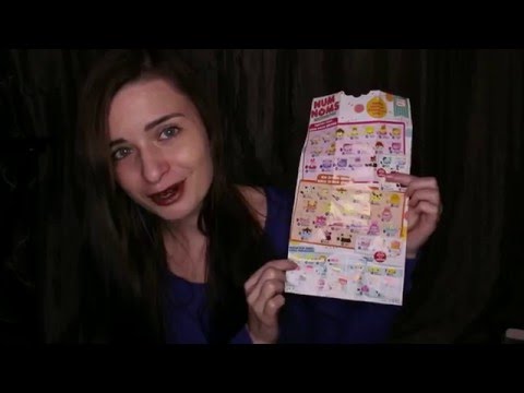 Num Noms Blind Bag Series 1 - ASMR Style - whispering, sounds, reading