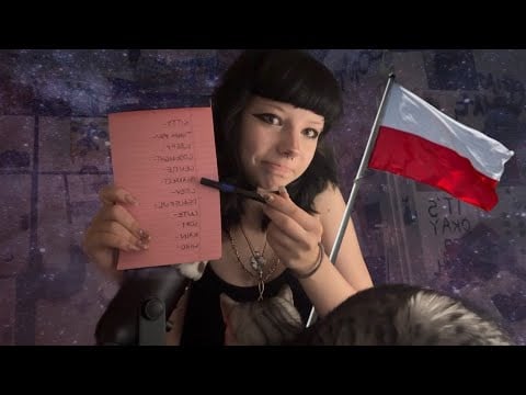 teaching you polish | ASMR | soft spoken