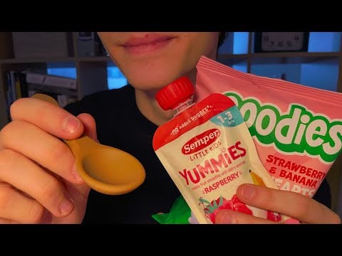 ASMR Feeding You Baby Food 🍼 (You’re my baby now)