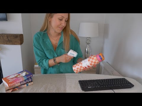 ASMR Store Check Out RP (Scanning, bagging, folding, receipt sounds)