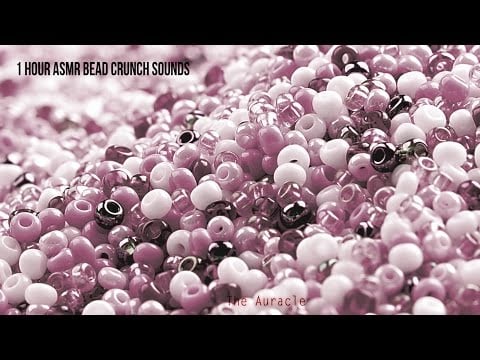 1 hour [ASMR] ★ Super crunchy bead sounds ★ [Binaural] [No talking]