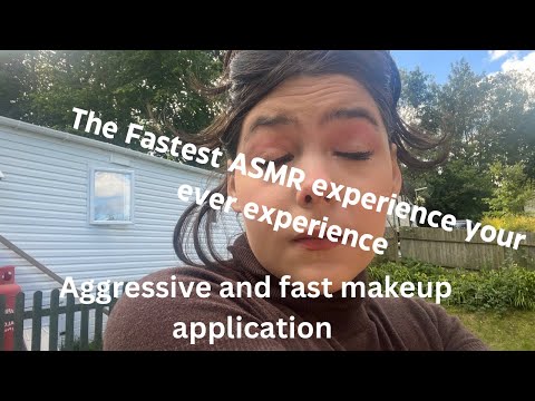 fast and aggressive, almost chaotic ASMR
