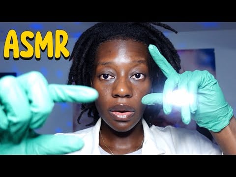 ASMR THERE’S SOMETHING ON YOUR FACE… RIGHT IN THE MIDDLE OF YOUR FOREHEAD 👀🧤