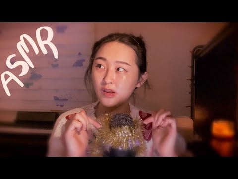 ASMR 🐶 repeating trigger words, sticky clicky whispers at 100% sensitivity, hand movements