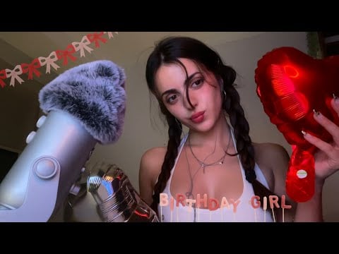 ASMR | Te enseño mis regalos de ￼Cumpleaños 🎁♥️ (Mucho Tapping￼) ￼