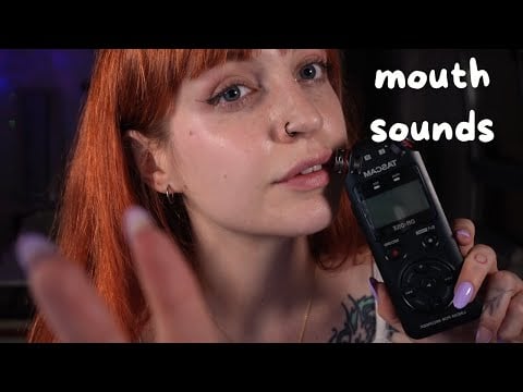 ASMR Soft Mouth Sounds  and Kisses  to Help You Fall Asleep