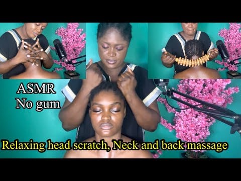 ASMR ✨Nigerian Therapeutic Head,neck and back massage , the ultimate therapy sound for insomnia
