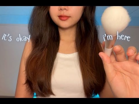 ASMR Positive Affirmations |  Touching Your Face Till You Fall ASLEEP😴