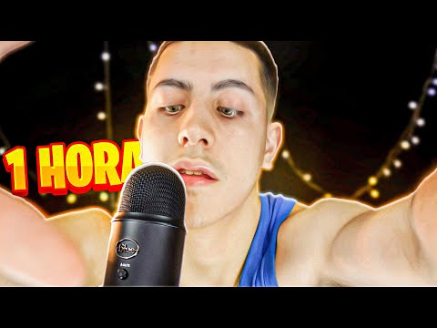 ASMR 1 HORA – SONS DE BOCA E MÃOS NA TELA *BLUE YETI*