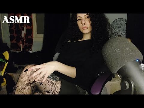 ASMR Fishnet Tights and Fabric Scratching (Fast & Aggressive)