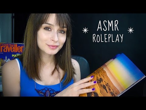 ASMR ROLEPLAY * Prenotiamo la tua VACANZA? SCELGO IO la meta!