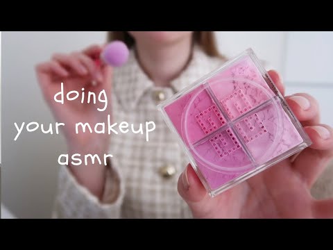 ASMR Doing Your Makeup *REAL SOUNDS* roleplay