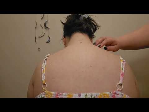 💐 ASMR Lofi - Back Scratching, Strap Adjustments & Neck Attention 💐