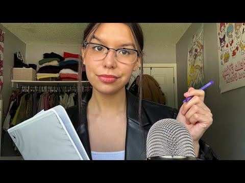 ASMR your interview to become an ASMRtist!! 🫶🏼🤔