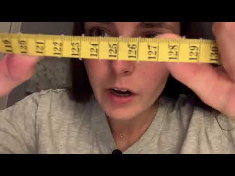 ASMR 1 Minute Measuring You