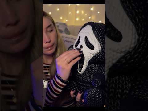 Scratching Ghost Face 👻 #asmr #scratching