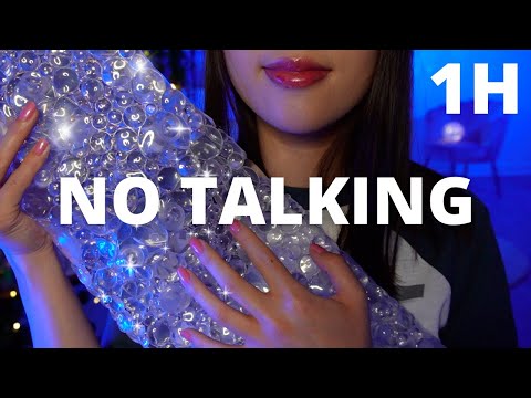 ASMR [NO TALKING] 🌙 1H DE FRISSONS avec un TAPIS DE BAIN (scratching & tapping)