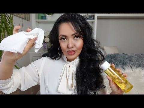 ASMR Friend does your SKINCARE #whispering #ASMR